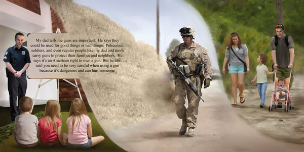 Signed SAFETY ON: An Introduction to the World of Firearms for Children
