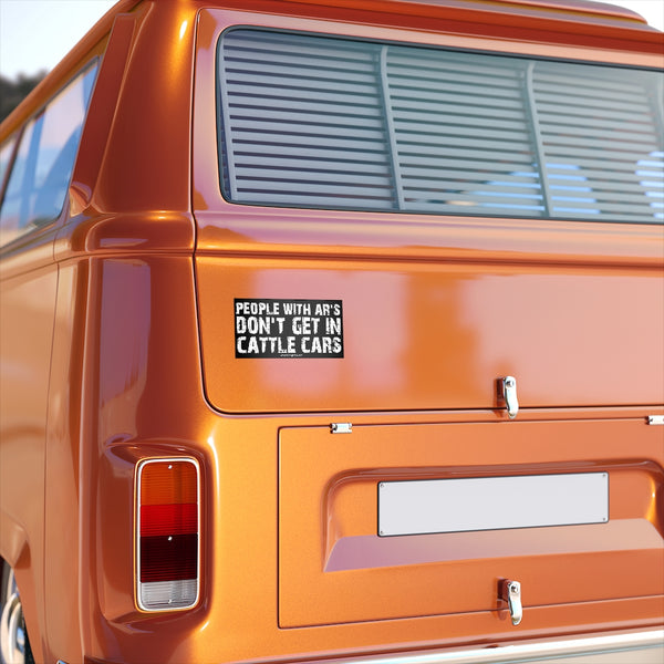 ARs > Cattle Cars Bumper Sticker