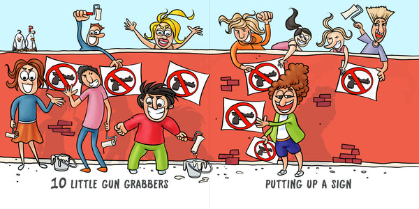 Signed 10 Little Gun Grabbers