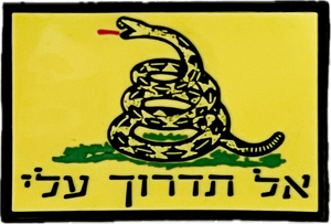Don't Tread On Me (In Hebrew) Patch