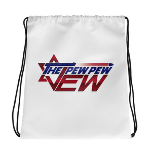 The Pew Pew Jew Drawstring Bag